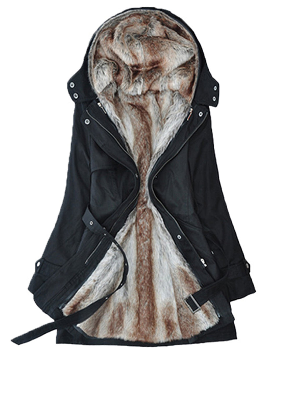 Full Size Hooded Jacket Detachable Liner (three-way Wear) (12)