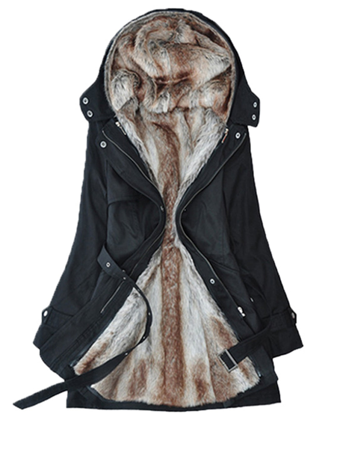 Full Size Hooded Jacket Detachable Liner (three-way Wear) (12)