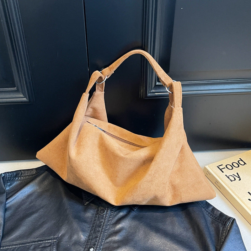 Pu Fabric Portable Shoulder Bag Versatile Simple Messenger photo 4