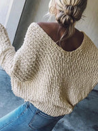 Loose Fit Long Sleeve Sweater (5)