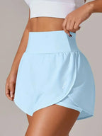 Pocketed High Waist Active Shorts (17)
