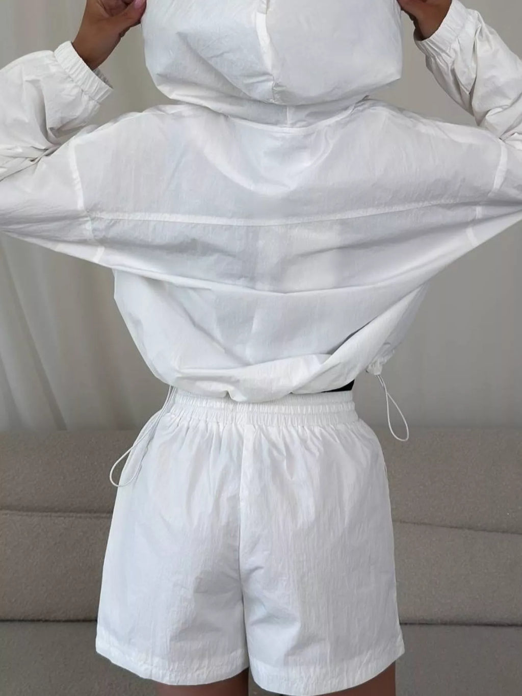 Lightweight Hooded Jacket Shorts Set (5)