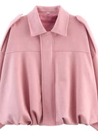 Collared Neck Dropped Shoulder Jacket (27)