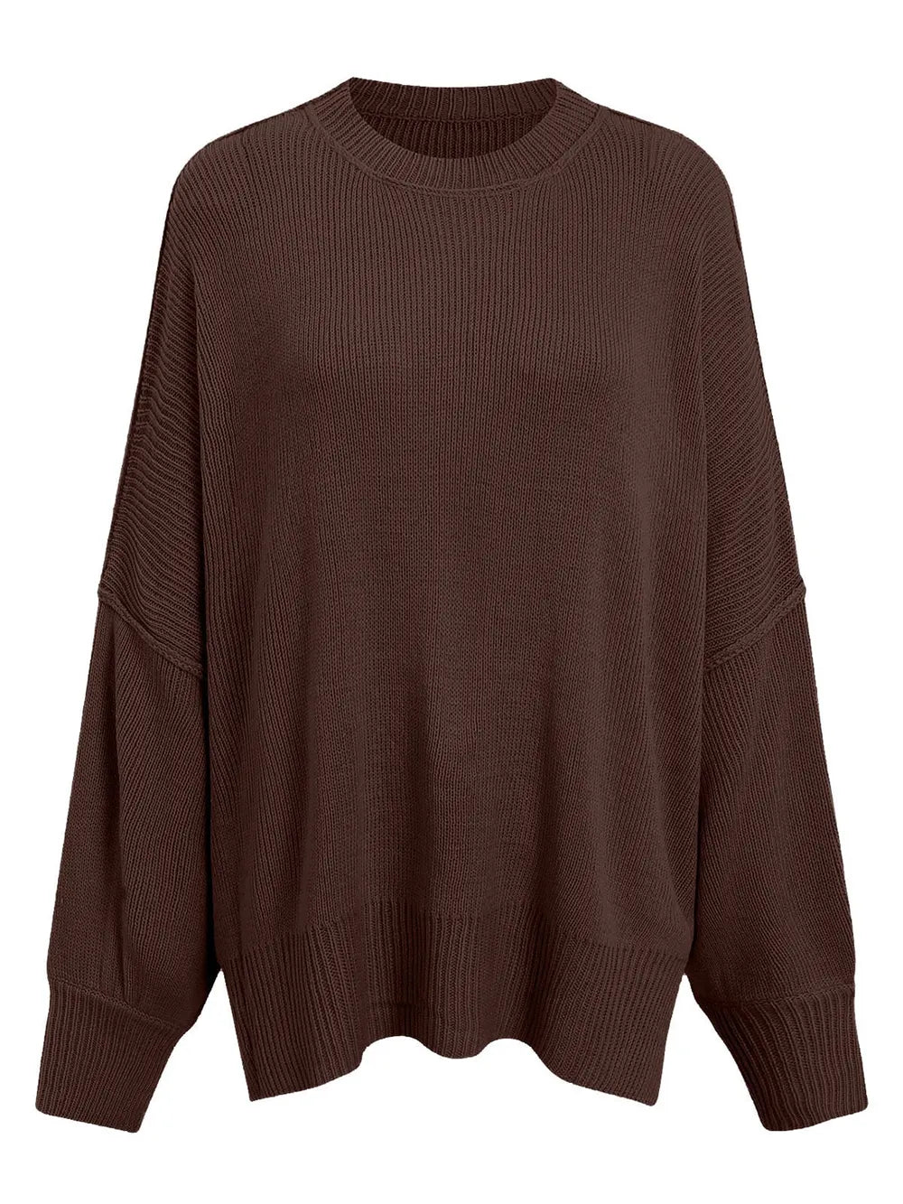 Round Neck Long Sleeve Sweater (24)