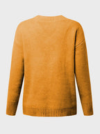 V-neck Long Sleeve Knit Top (21)