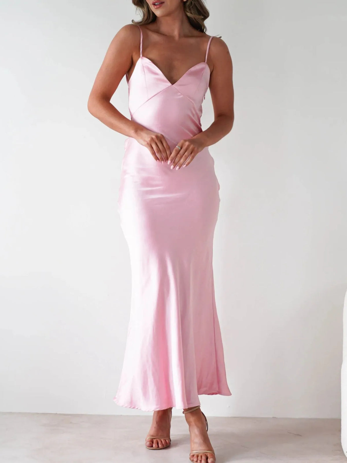 Satin Backless Cami Dress (18)