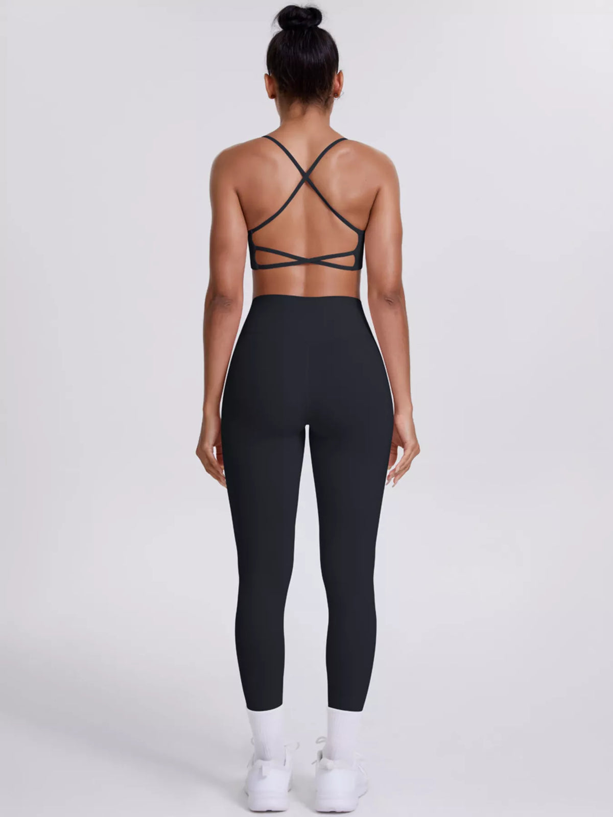 Criss-cross Back Cami Leggings Active Set (10)