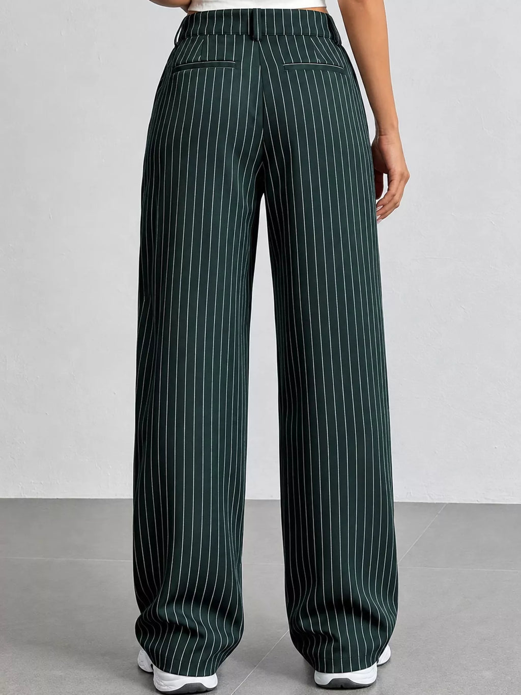 Striped Wide-leg Pants (12)
