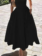 Sweetheart Neck Spaghetti Strap Midi Dress (23)
