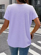 Textured Short Sleeve Top (12)