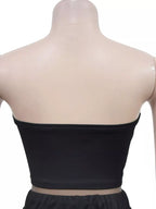 Sleeveless Tube Top Wide Leg Pants Set (7)