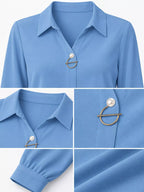 Long Sleeve Satin Blouse (43)