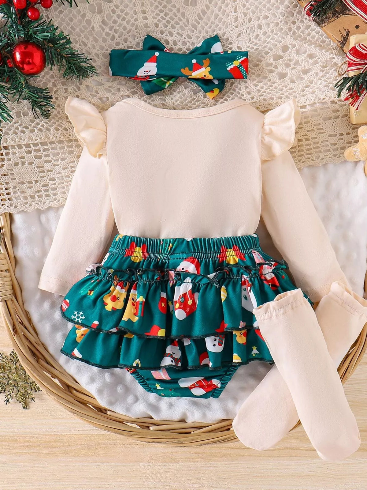 Children's Ruffled Long Sleeve Set (2)