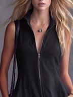 Full Size High-low Ruffled Zip Front Dress Plus (4)