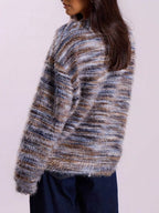 Chunky Knit V-neck Button-up Cardigan (23)