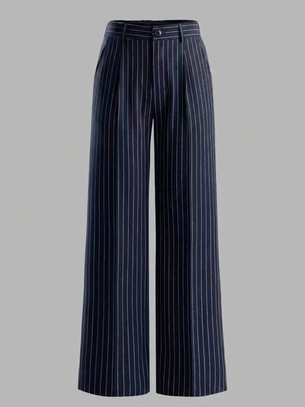 High-waisted Striped Wide-leg Pants (5)