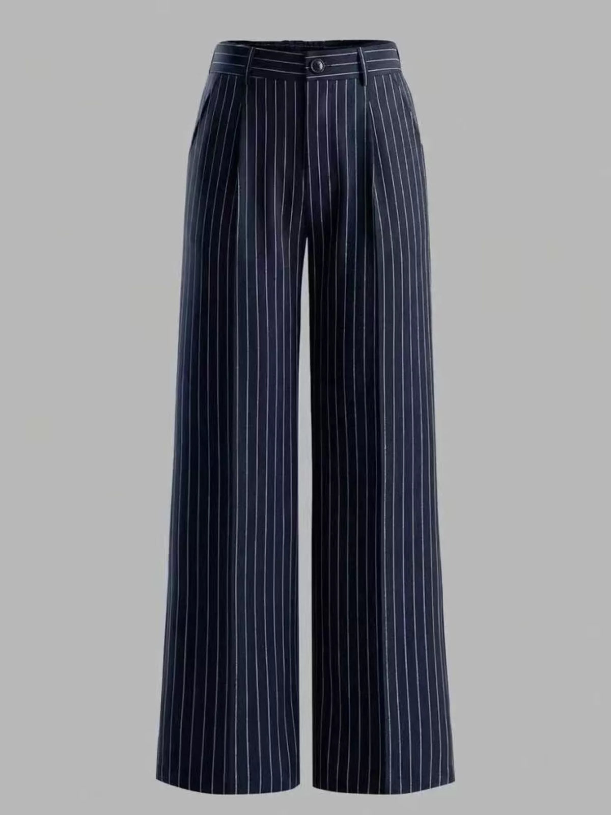 High-waisted Striped Wide-leg Pants (5)