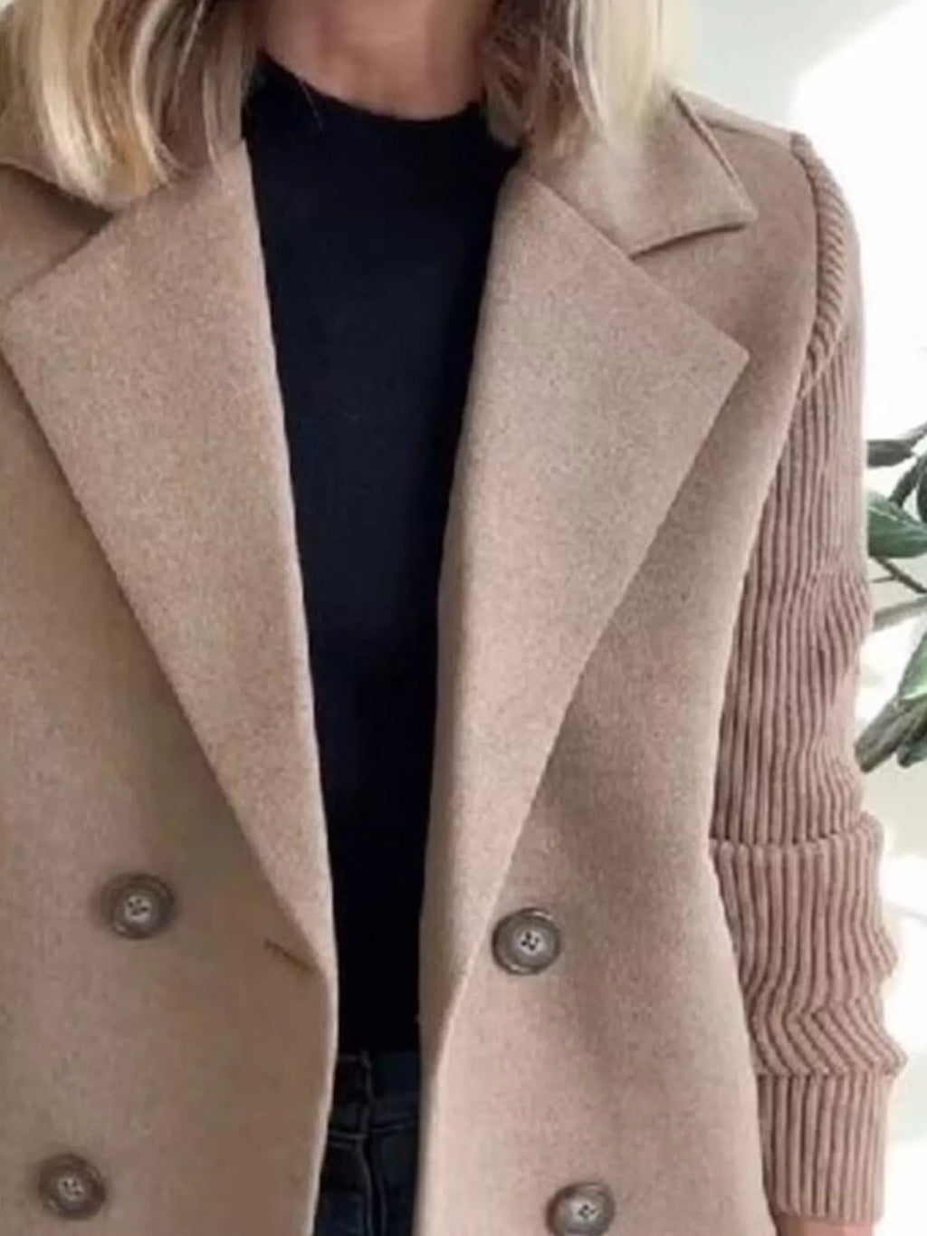 Full Size Knitted Blazer (2)