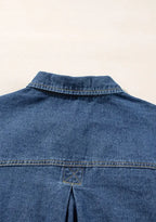 Pocketed Button Up Denim Jacket (20)