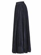 High-waisted Pleated Maxi Skirt (22)