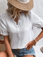 Full Size Lace Detail V-neck Blouse Plus (3)