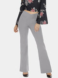 V-waist Bootcut Long Pants