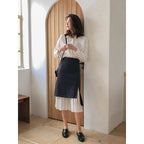 Irregular Pleated Skirt High Waist Mermaid Autumn photo 1