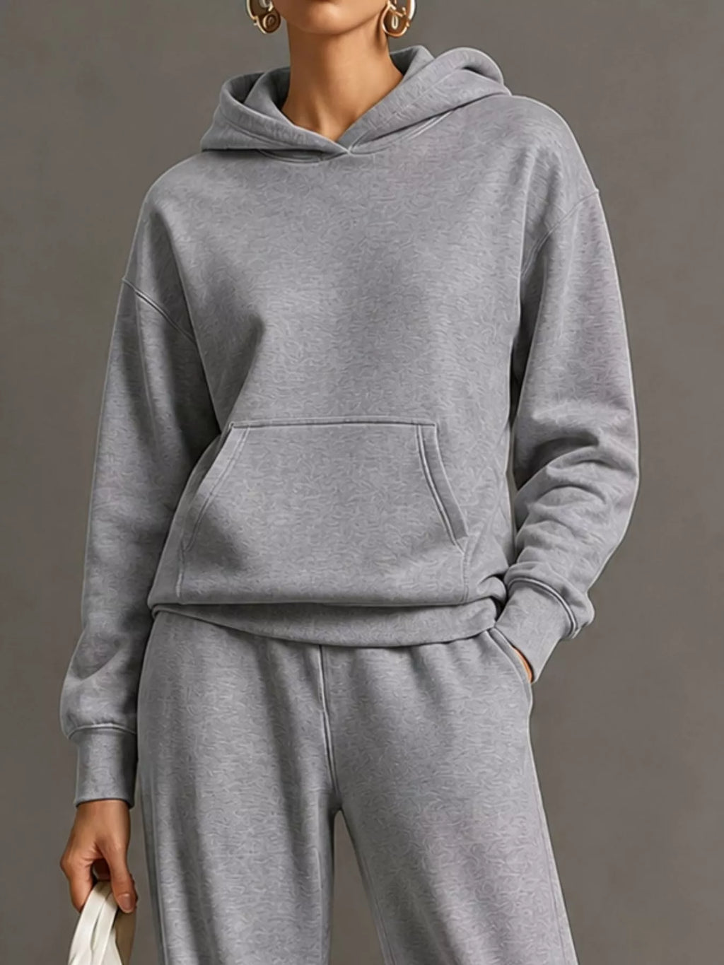 Kangaroo Pocket Hoodie Pants Set (32)