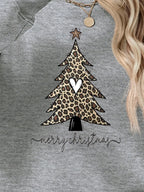 Christmas Tree Graphic Long Sleeve Sweatshirt (23)