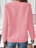 Textured Quarter-zip Sweatshirt (12)