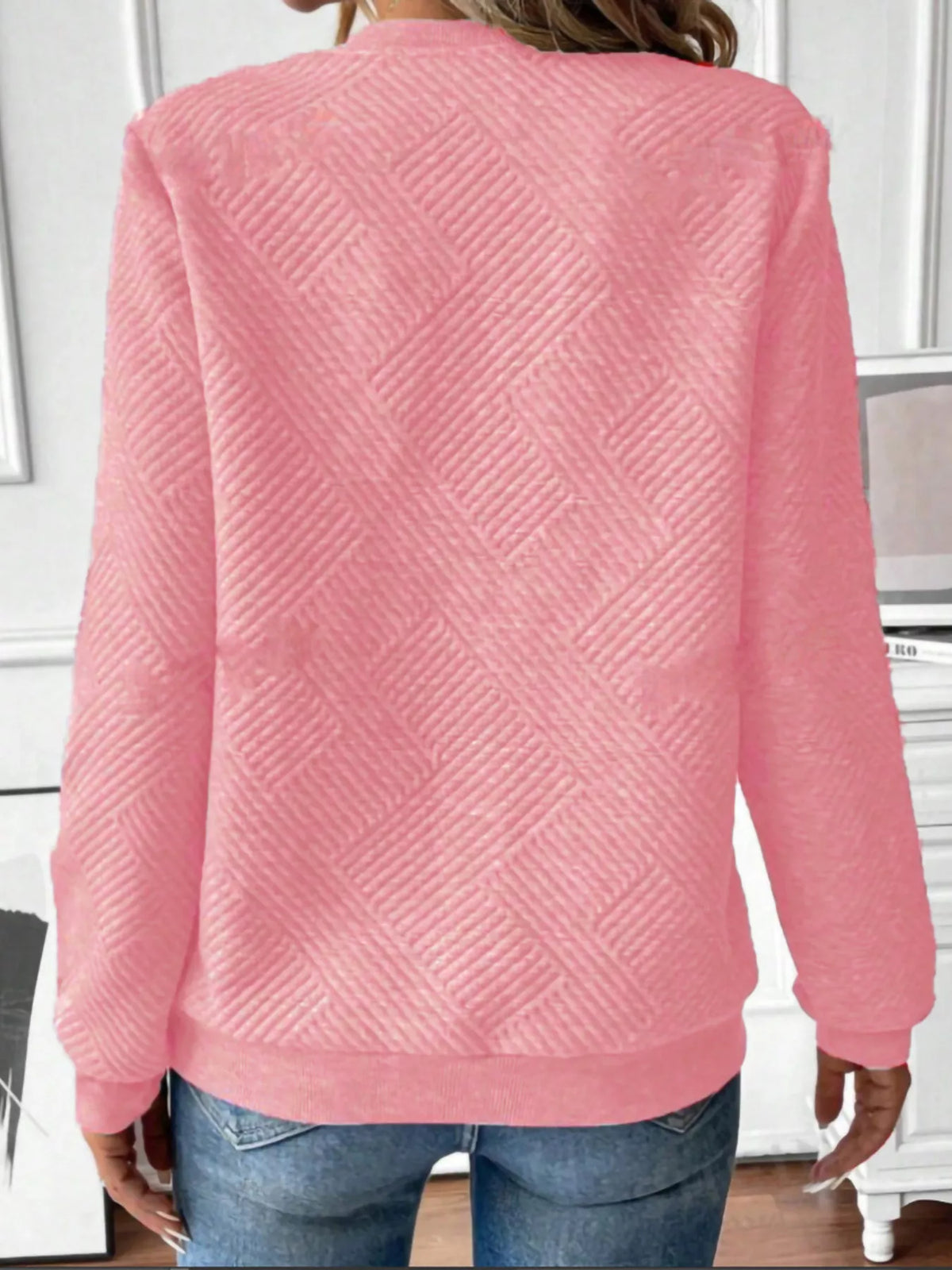 Textured Quarter-zip Sweatshirt (12)