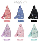 One-shoulder Crossbody Backpack Oxford Cloth Chest Bag photo 1