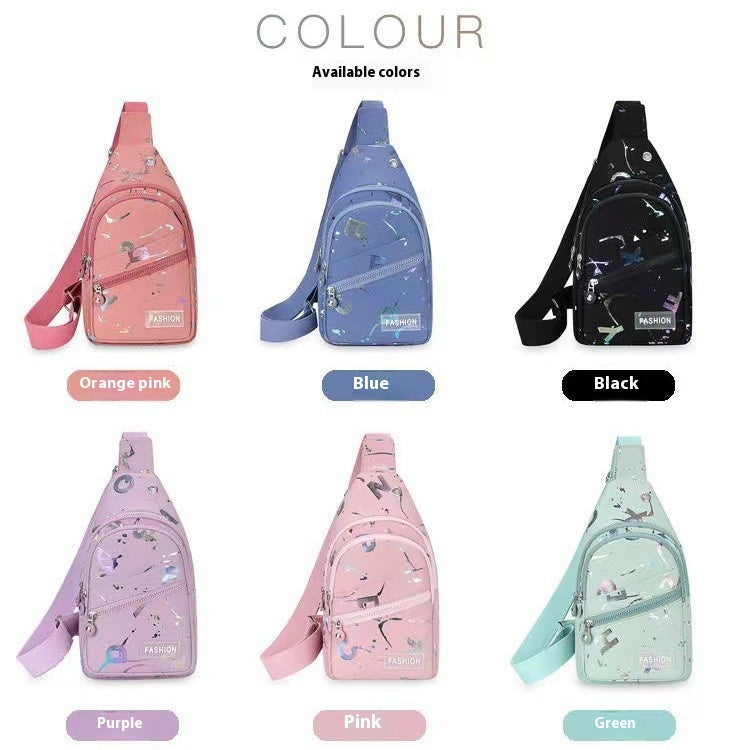 One-shoulder Crossbody Backpack Oxford Cloth Chest Bag photo 1