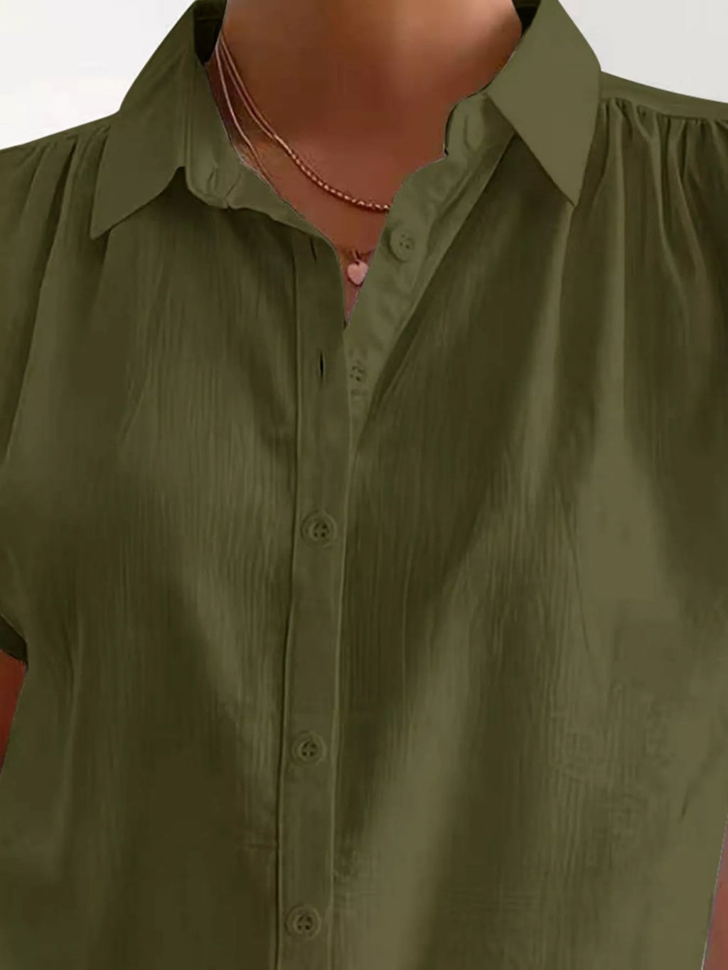 Button-down Short Sleeve Shirt (11)