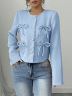Bow Detail Cropped Outerwear (14)