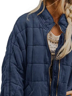 Quilted Zip Up Outerwear (17)