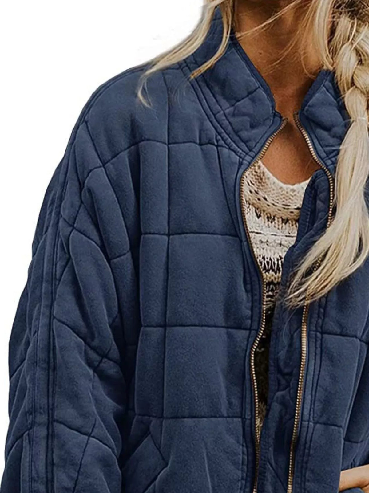 Quilted Zip Up Outerwear (17)