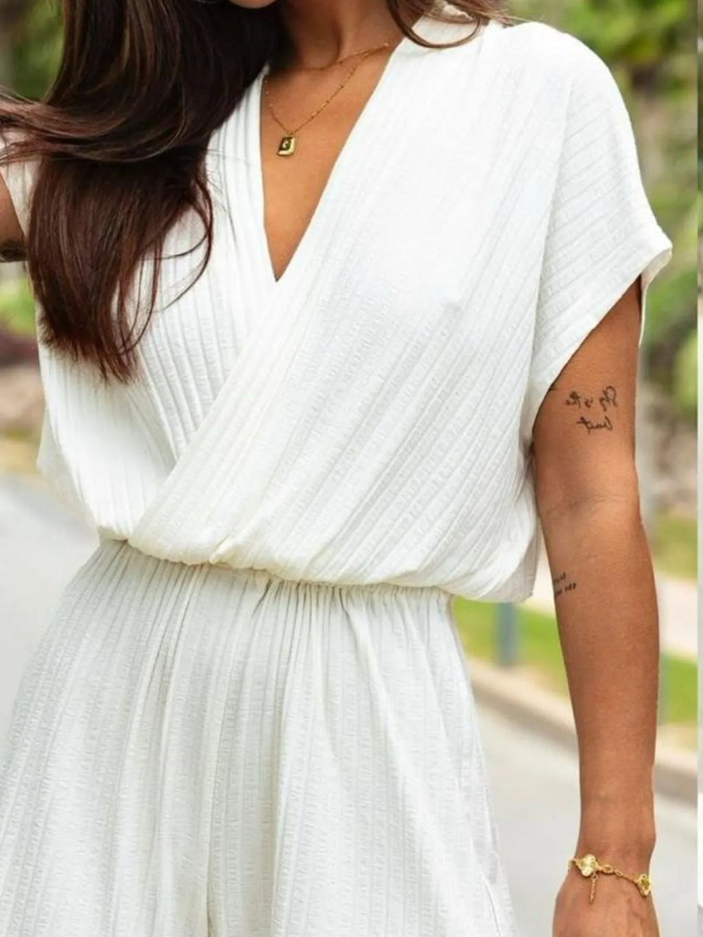 Surplice Short Sleeve Romper (12)