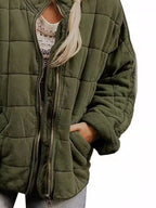 Quilted Zip Up Outerwear (3)