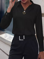Long Sleeve Satin Blouse (6)