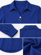 Long Sleeve Satin Blouse (33)