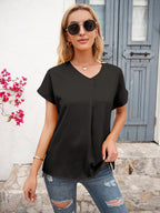 V-neck Short Sleeve T-shirt