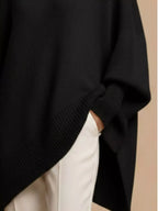 Oversized Batwing Sleeve Sweater (9)