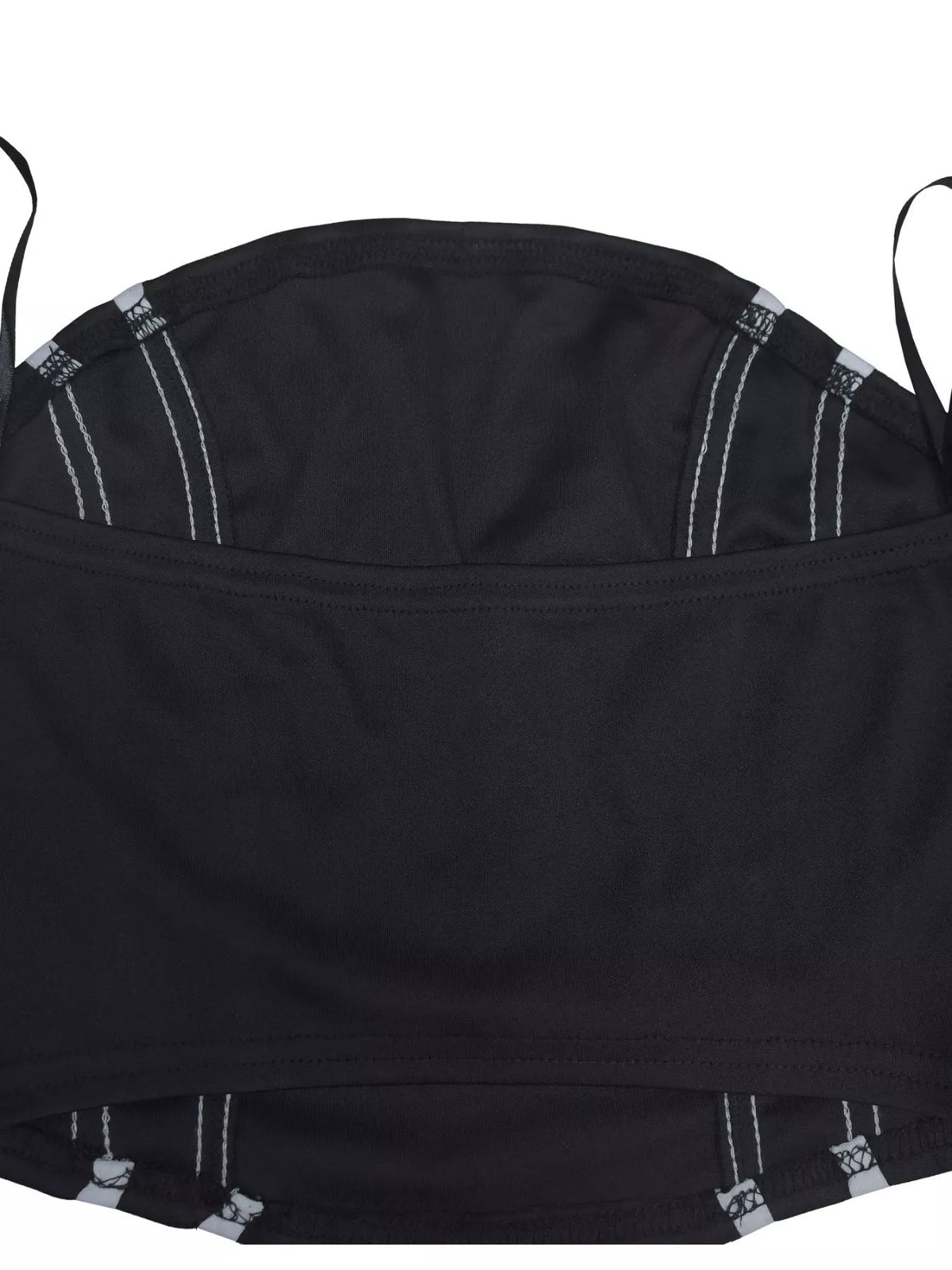 Sleeveless Tube Top Wide Leg Pants Set (9)