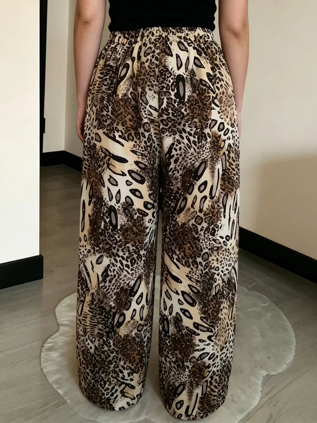 Drawstring Wide-leg Pants (6)