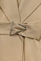 Wide Lapels Belt Trench Coat (4)