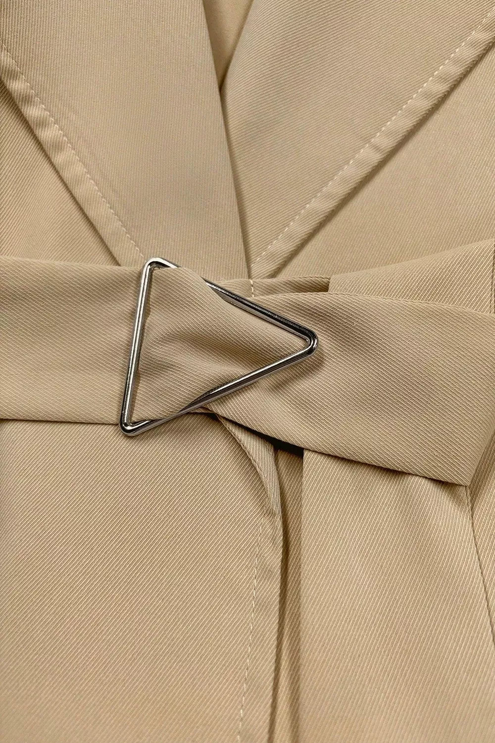 Wide Lapels Belt Trench Coat (4)
