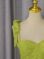 Sweetheart Neck Tie-strap Dress (10)