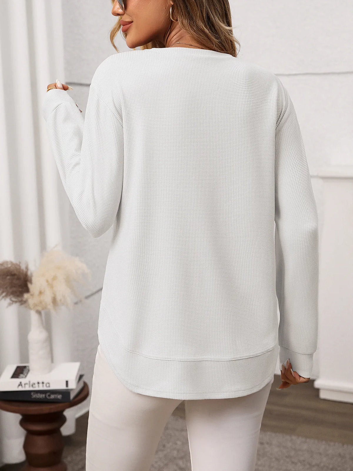 Long Sleeve Round Neck T-shirt (20)
