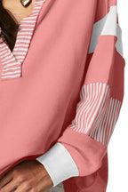 Collared Neck Long Sleeve Sweatshirt (8)